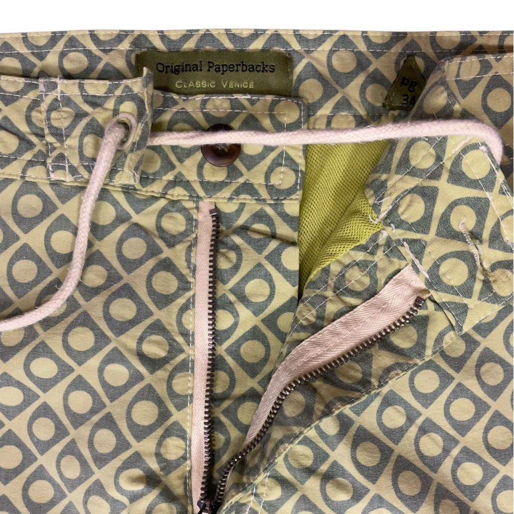 Original Paperbacks Geometric Patterned Swim Trunks - Picture 7 of 10